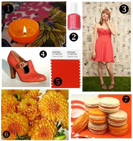 Pantone named Tangerine Tango the official color of 2012 